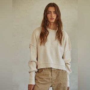 NWT By Together Women's Cream Sweater